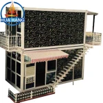 wholesale 40 feet 2 storey apartment building prefab shipping container homes