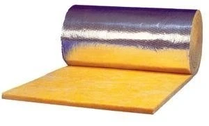 Wholesale 50 mm thermal insulation glass wool with aluminum foil