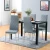 Import Wholesale antique industrial iron cushion seat metal cafe bistro dining chair from China