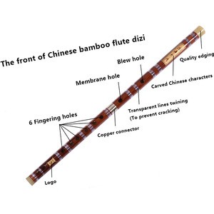 Wholesale Bamboo Flute Chinese C D E F G Key for Beginner Study Level