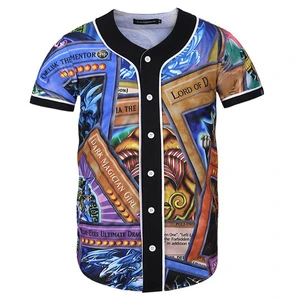 Wholesale Cheap Custom Sublimation Baseball Jersey Shirt For Men
