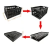 wholesale cheap folding foldable collapsible bulk PP plastic storage baskets