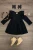 Import Wholesale Children Winter Clothing Long Sleeve Cotton Knee Dresses Wholesale Baby Girl Dresses with Ruffle from China