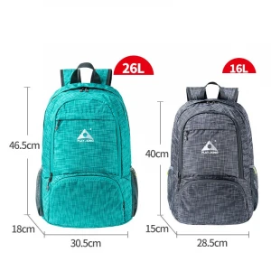Wholesale custom large capacity foldable outdoor travel waterproof bags business backpack
