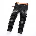 Wholesale Custom Logo Casual Anti-wrinkle Mens Jeans Kids in Bulk Fabrics Jeans