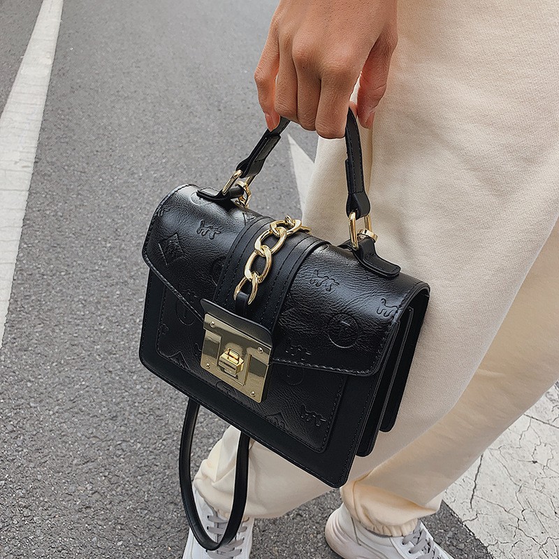 Wholesale custom logo designer hand bag women fashion printing shoulder crossbody bags luxury purses and handbags