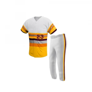Wholesale custom sublimation digital printing baseball jersey baseball uniform