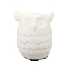 Wholesale diffuser ceramic humidifier, home decoration ceramic white owl oil diffuser/