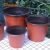 Import Wholesale Economical And Durable Various Size Double Color Plastic Flower Pot from China
