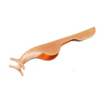Wholesale eyelash extension tweezers tools eye makeup rose gold eyelash curler
