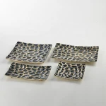 Wholesale Food Fruit copper serving trays dessert Dishes Plates