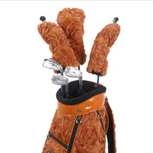 Wholesale High Quality PU Leather Golf Luxury Accessories Golf Club Head Cover