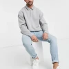 wholesale hoodies men custom sweatshirt embroidery logo 1/4 zipper streetwear oversized mens sweatshirts