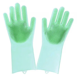 Wholesale Kitchen Household Reusable Dishwasher Rubber Waterproof Multi Finger Silicone Glove