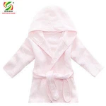 Wholesale luxury terry bamboo baby hooded bathrobe