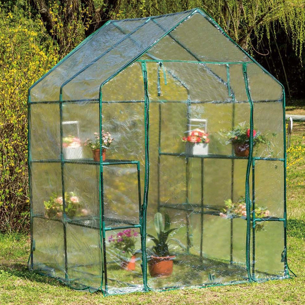Wholesale manufacturers indoor and ourdoor portable greenhouse garden grow plants mini agricultural greenhouses 143x216x195cm