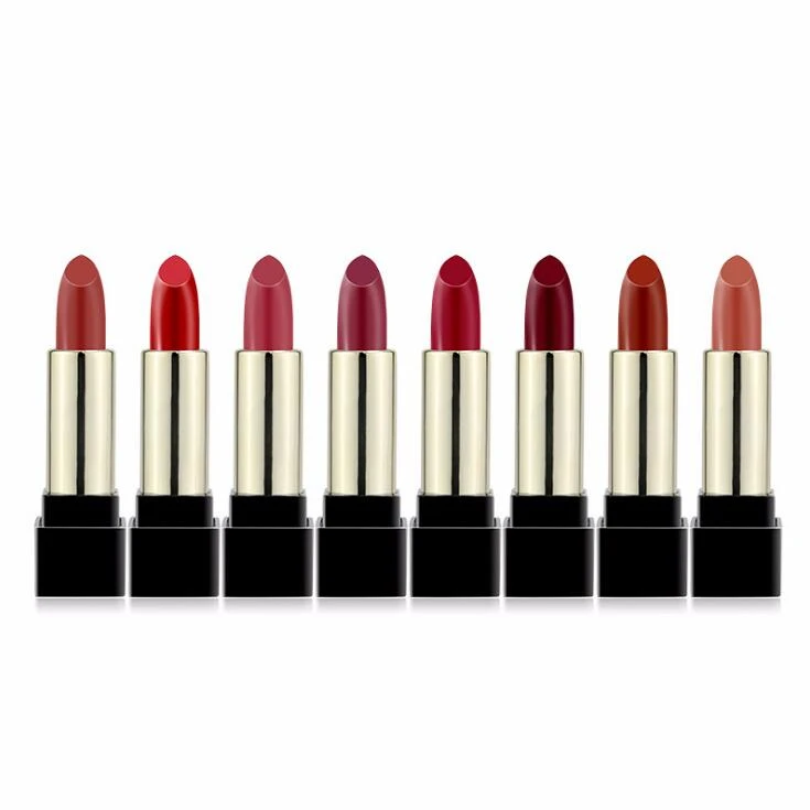 Wholesale Manufacturers OEM Custom Private Label No Logo Long Lasting Waterproof Lipstick Cosmetic Matte Lipstick