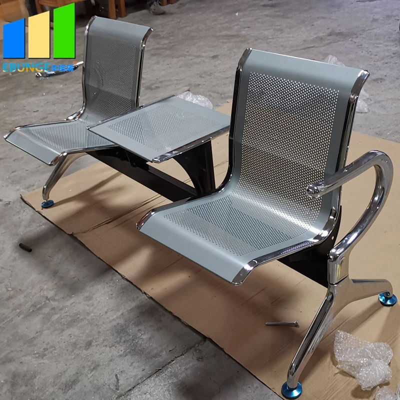 Wholesale Mordern Furniture Public Aluminum Alloy Reception Waiting Room Hospital Seats Leisure Chair