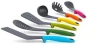 Wholesale nylon TPR 6pc kitchen cooking utensil set with low MOQ