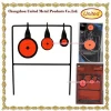 Wholesale outdoor game Steel paddles auto reset shooting rotating spinner targets for practice fun