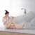 Import wholesale price household bathroom artificial stone modern bathtub from China