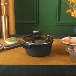 Wholesale Promotional Non-Stick Cookware Metal Milk Pot Enamel Mini Soup Pot
