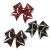 Import wholesale sparkly heart pattern cheer bows with hair elastic band from China