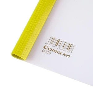 Wholesale Stationery transparent colourful A4 Plastic PP Slide Bar Report Cover