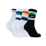 Wholesale Striped Badminton Sports Socks WomenS MenS Tennis Volleyball Basketball Sports Crew Socks