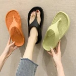Wholesale Summer Beach Eco Friendly Comfortable Eva Custom Logo Women Flip Flops