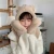 Import Wholesale Winter Thermal Apparels Women Cute Hat Gloves Scarf 3 Pcs Set Little Bear Ears Wool Hat from China