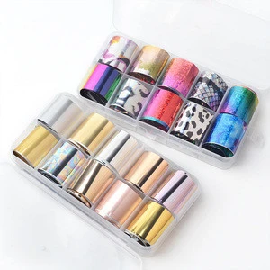 Wholesale15 designs beautiful Starry Sky Nail Wraps Transfer Foil Star Design Decals Sticker