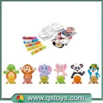 Wind up mini animal DIY painting toy