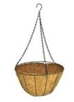 wire hanging coco fiber basket