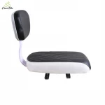 with Back Seat Bicycle Child Seat Cover Bike Rack Rest Cushion With Back Saddle Cycle Accessories Parts Bicicleta PU Leather