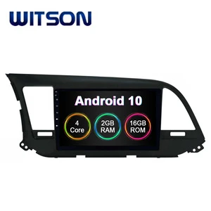 WITSON ANDROID 10 Car Stereo DVD Player for HYUNDAI ELANTRA 2016  2G RAM 16G Flash GPS Android Car Radio