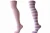 Import Women Brand Black Sexy Foot Legs Compression Cotton Stripe Stockings Wholesale from China
