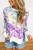 Import Women Casual Printed Blouse Multi Colored Tie Dye Long Sleeve Knit Top Gradient Ramp Tie Dye Print Shirts from China