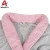 Import Women luxury coral fleece bathrobe long sleeve contrast color soft sleepwear bathrobe from China
