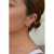 Import Women Open Chunky Gold Filled Thick Hoop Earrings 20mm 25mm 45mm 18k Gold Jewelry Wholesale from China
