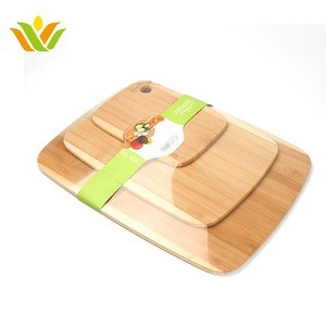 wood thick chopping block bamboo cutting board