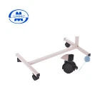 Wooden Hospital Movable dining table Medical over bed table bedside table