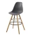 Import Wooden legs fabric patchwork bar stool from China