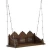 Import Wooden Patio Swings Hanging Chair Indian Wood Indoor And Outdoor Hanging Swings With Chain from India