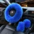 Import Wool Sheepskin Winter Warm Car Soft cover Long Fur Plush Steering Wheel Cover from China