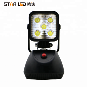 Work zone magnetic rechargeable blue point 15w led work light for cars