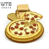 WTD Customized  metal crafts wide ribbon pizza series medal maker online