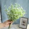 X044 white Pure romant artificial flower gypsophila silk flower artificial babys breath flower  for home decorate