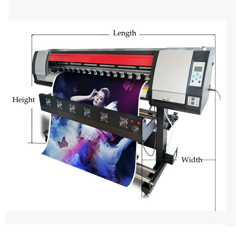 XP600 Head Digital Banner Printing Machine Eco Solvent Printer 1.6m