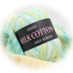 Yarn manufacturer process floral crochet fancy yarn blended yarn at low prices